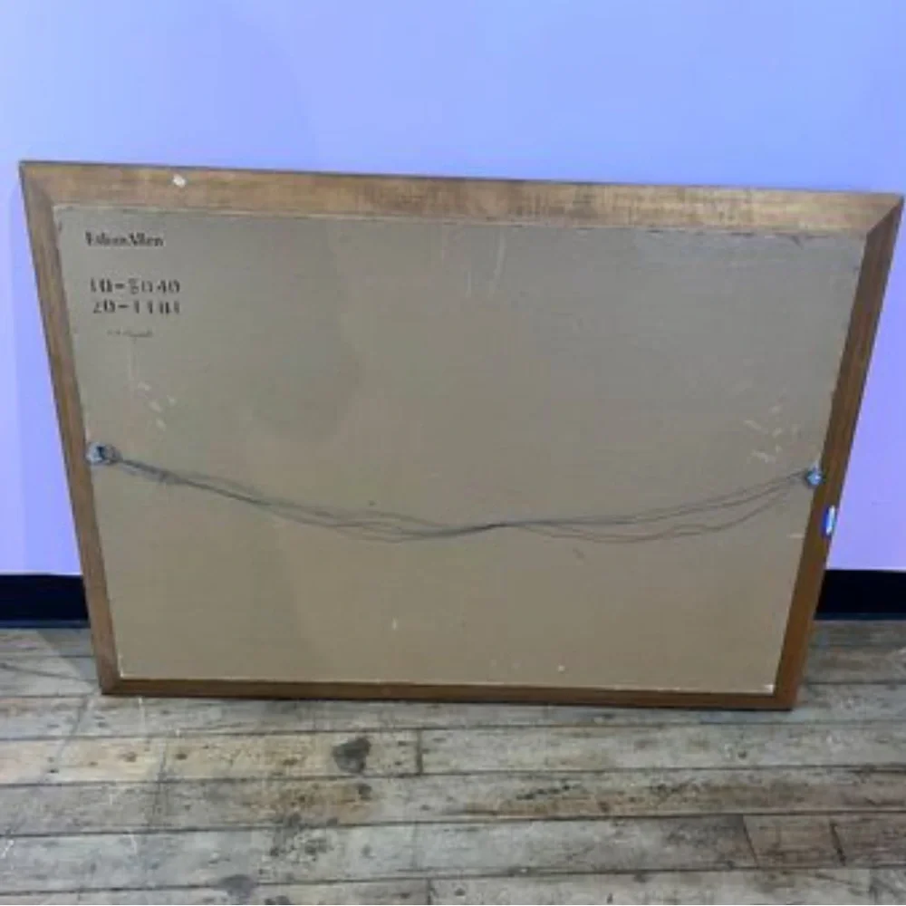Ethan Allen Heavy hardwood Mirror